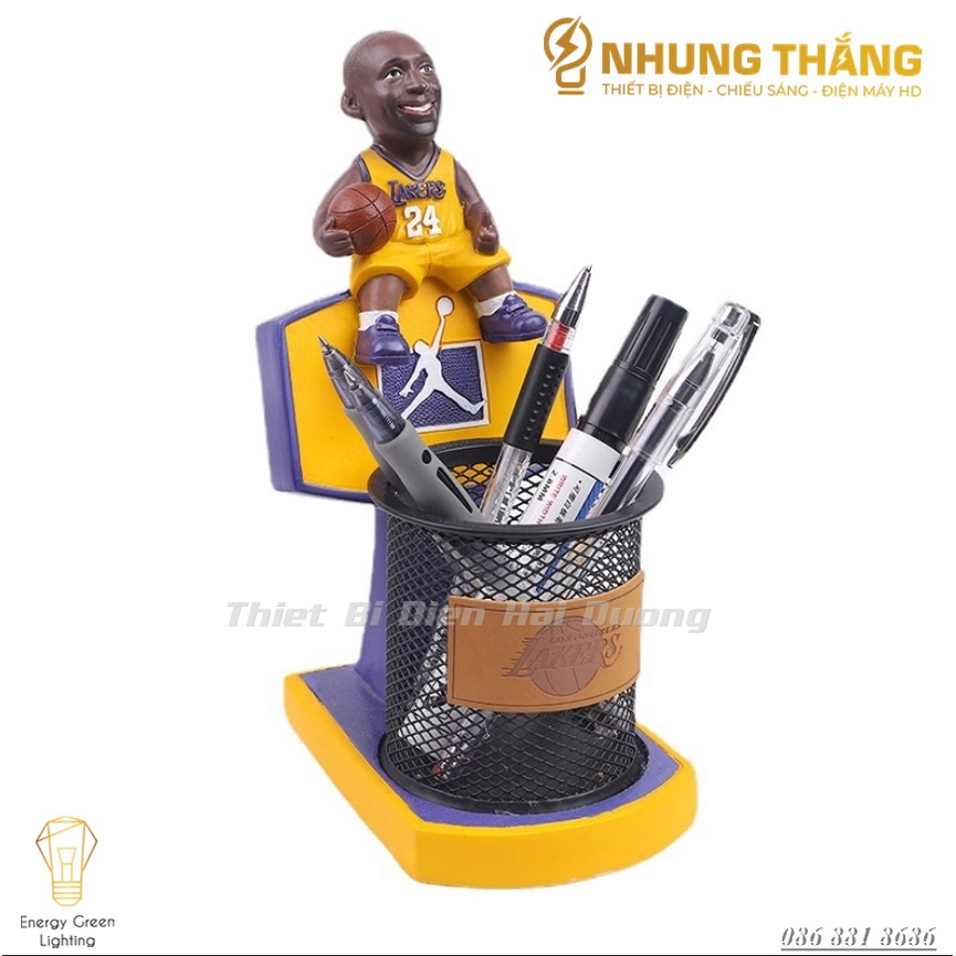 Ống Đựng Bút Mô Hình Cầu Thủ Bóng Rổ Ngồi GL2205 - Decor Trang Trí Căn Phòng - Thiết Kế Độc Đáo,Tiện Dụng