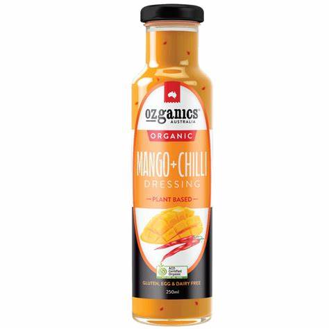 Sốt Quả Bơ, Xoài Hữu Cơ, Salsa CREAMY AVOCADO MANGO DRESSING ORGANIC, VEGAN CAESAR, CREAMY RANCH,SALSA OZGANICS 250ml