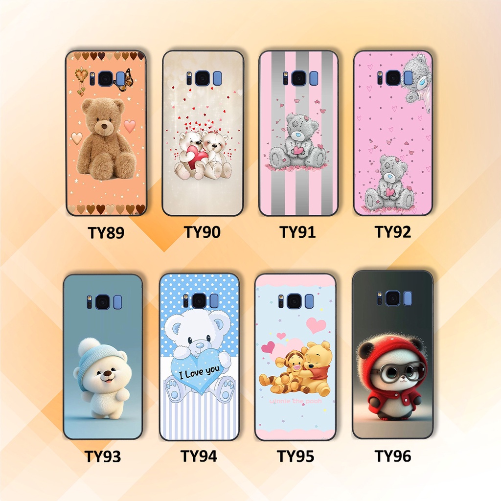 Ốp Samsung S8 / S8 Plus / S8+ in hình gấu cute dễ thương siêu xinh đáng yêu
