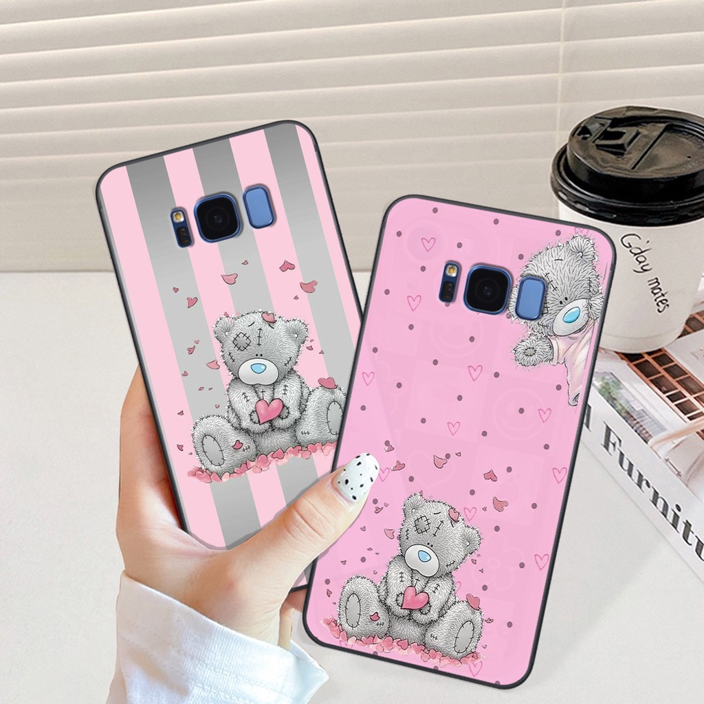 Ốp Samsung S8 / S8 Plus / S8+ in hình gấu cute dễ thương siêu xinh đáng yêu