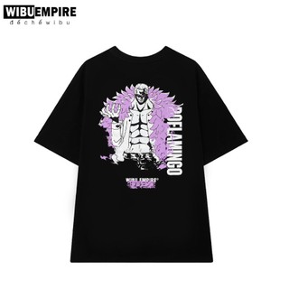 Wibu empire | áo thun form rộng donquixote doflamingo | anime one piece- áo phông unisex