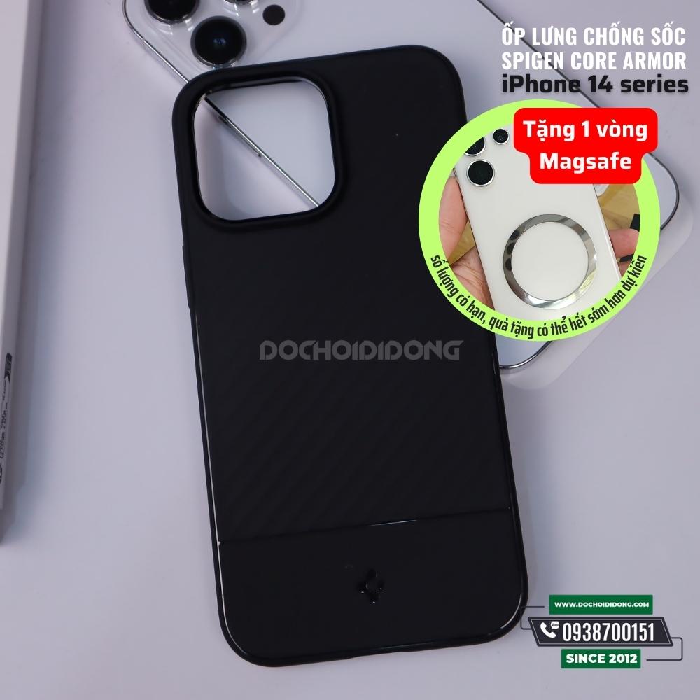 Ốp lưng dẻo chống sốc Spigen Core Armor cho iPhone 14 Pro - 14 Pro Max