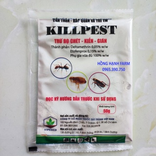 Bột rắc diệt kiến, bọ chét, gián killpest - phấn trừ kiến