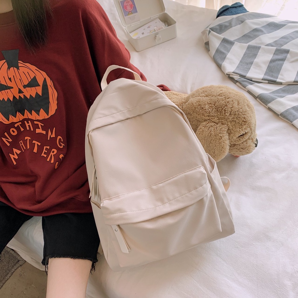 Balo Tamata chống thấm nước Hàn Quốc Nam Nữ Thời Trang Giá Rẻ Cute Dễ Thương Basic - Green Bags