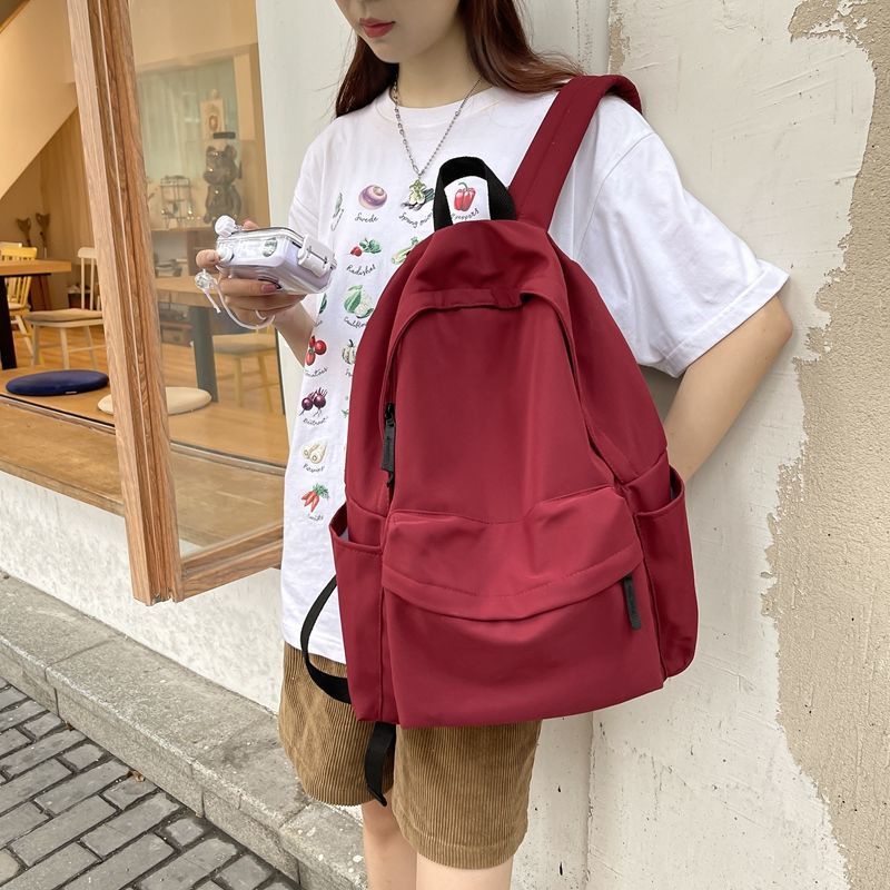 Balo Tamata chống thấm nước Hàn Quốc Nam Nữ Thời Trang Giá Rẻ Cute Dễ Thương Basic - Green Bags