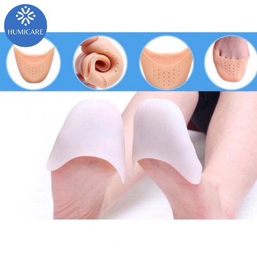 2 Miếng lót silicone đệm mũi chân LOẠI 1 bảo vệ chống đau rộng ngón chân khi mang giày múa ba lê SA15HUMI