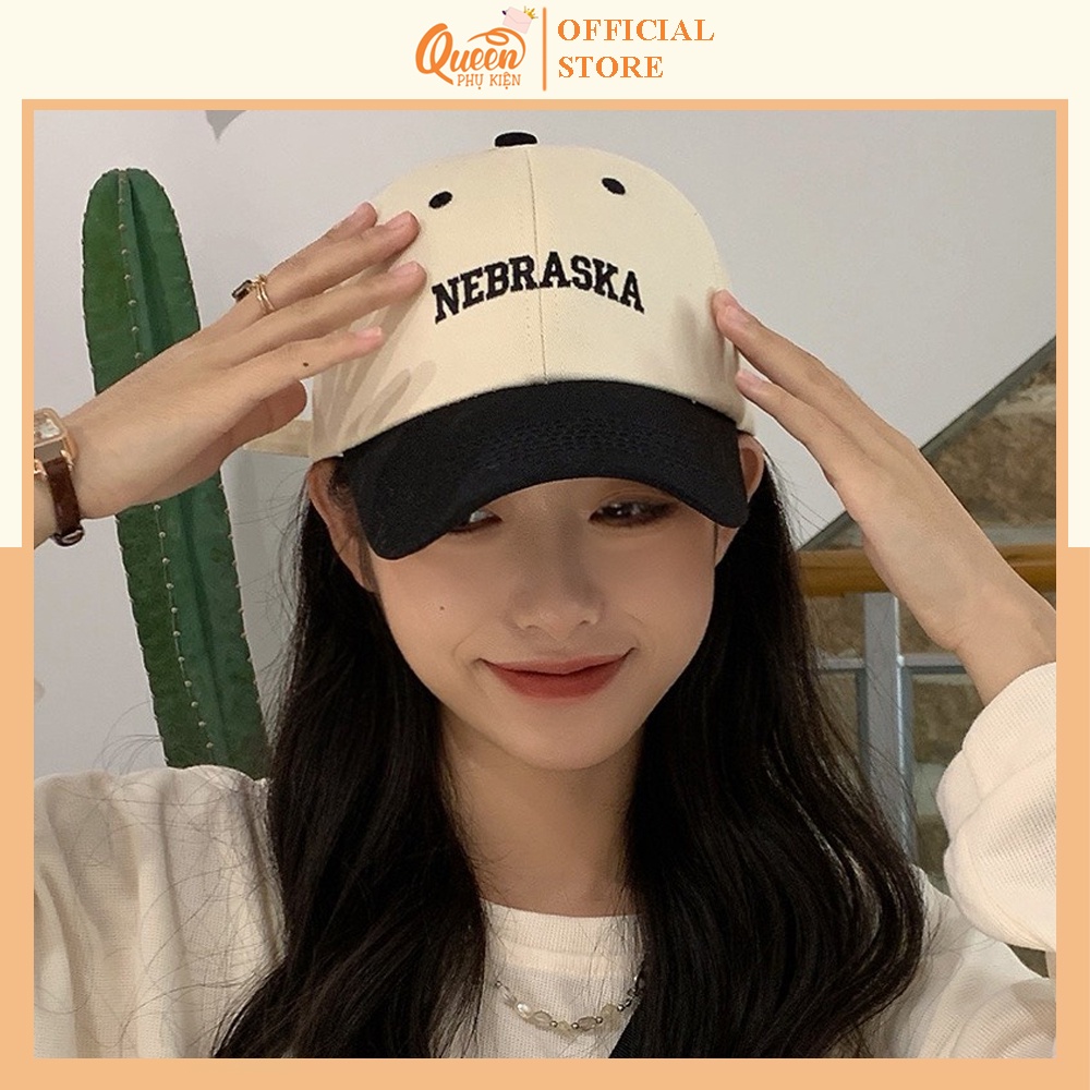 Mũ Lưỡi Trai Nón Kết Nhung Cao Cấp Thêu Chữ Nebraska 439 Phong Cách Ulzzang Form Unisex Nam Nữ
