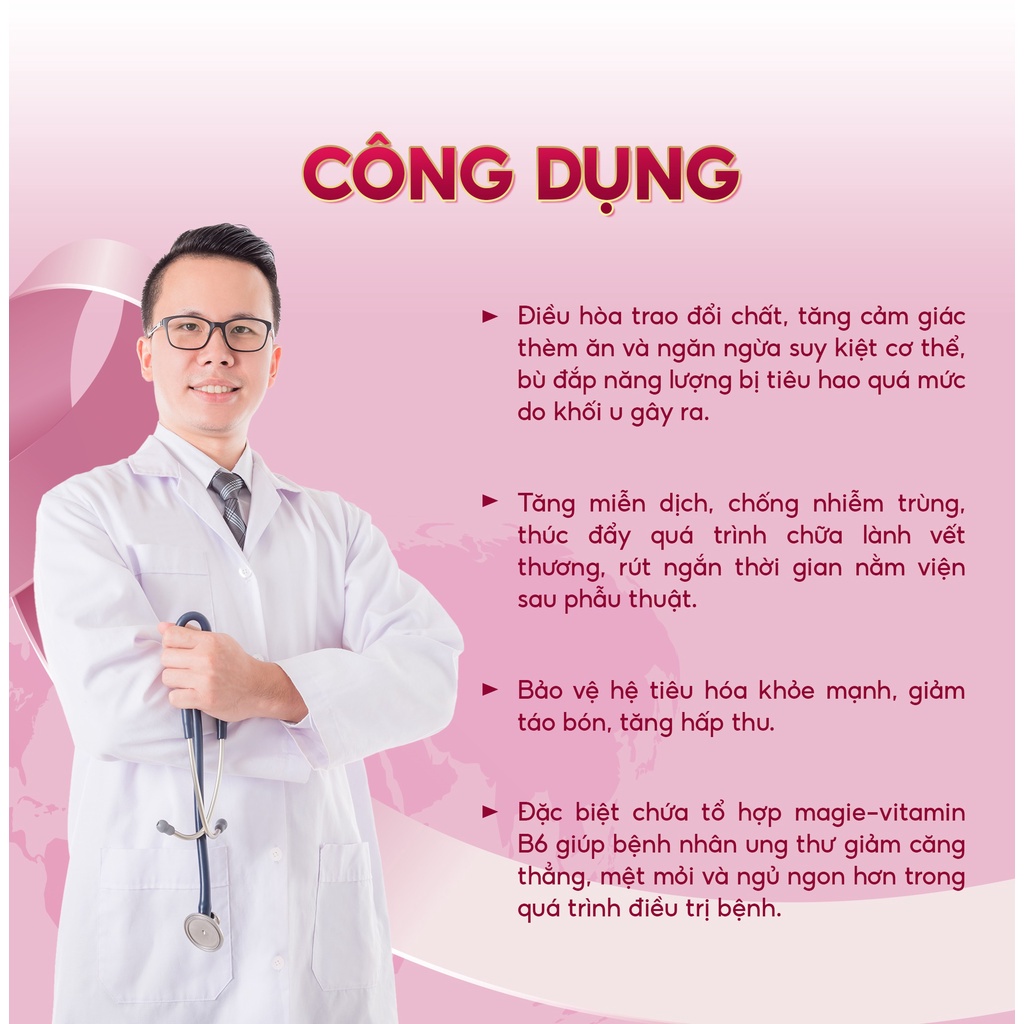 Sữa Hoàng Gia Úc ROYAL AUSNZ Cancare Bổ Sung Dinh Dưỡng Chuyên Biệt Dành Cho Người Ung Thư Hộp 480g