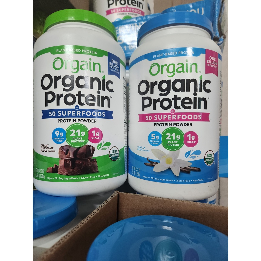 Bột Orgain Protein organic - Sữa hữu cơ thực vật SuperFood Protein powder