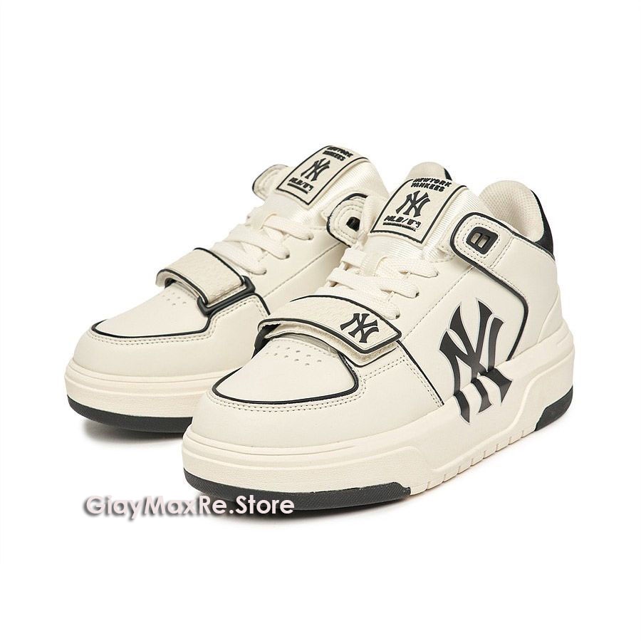 Giày Thể Thao MLB Chunky Liner Mid Basic New York Yankees Hàng Mới Hot của năm 2023 hàng chuẩn full box