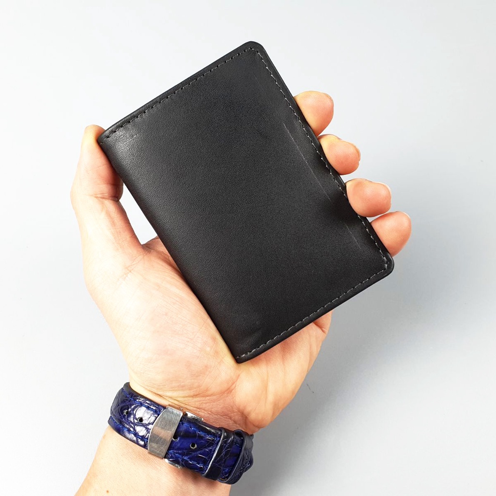 Ví mini nam nữ da bò thật MN114A  - 100% da bò thật, BH 3 năm, ví nhỏ