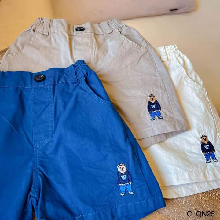🌱QUẦN NGẮN KAKI GẤU CHO BÉ