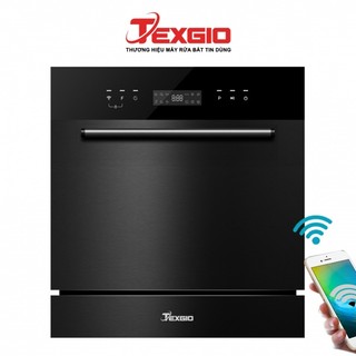 Máy rửa bát texgio TGWF98SB - 11 Bộ Kết Nối WIFI, Sấy Khí Nóng PTC, Diệt Khuẩn UV, Đổi mới trong 30 ngày, Vỏ Inox