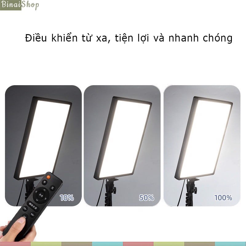 Đèn BD-P19  - Đèn LED Panel Kích Thước 19 Inch, Công Suất 300W, Trợ Sáng Cho Quay Phim, Studio Nhỏ, Livestream