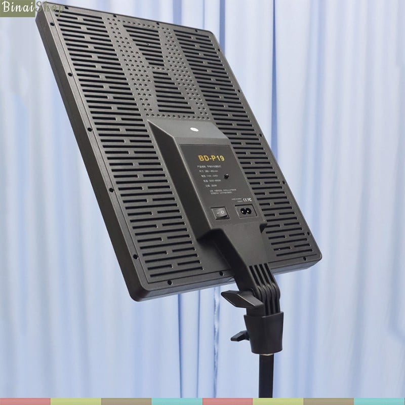 Đèn BD-P19  - Đèn LED Panel Kích Thước 19 Inch, Công Suất 300W, Trợ Sáng Cho Quay Phim, Studio Nhỏ, Livestream
