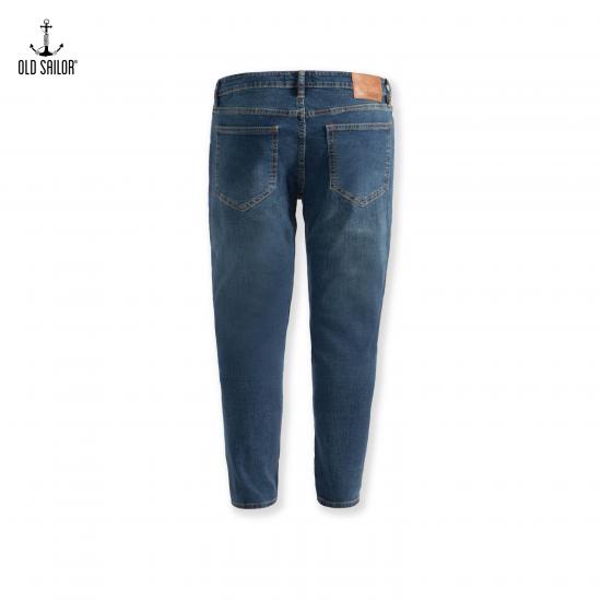 Quần Jean Nam Trơn OLD SAILOR Thời Trang Hàn Quốc Chất Denim Form Chuẩn Carrot Big Size