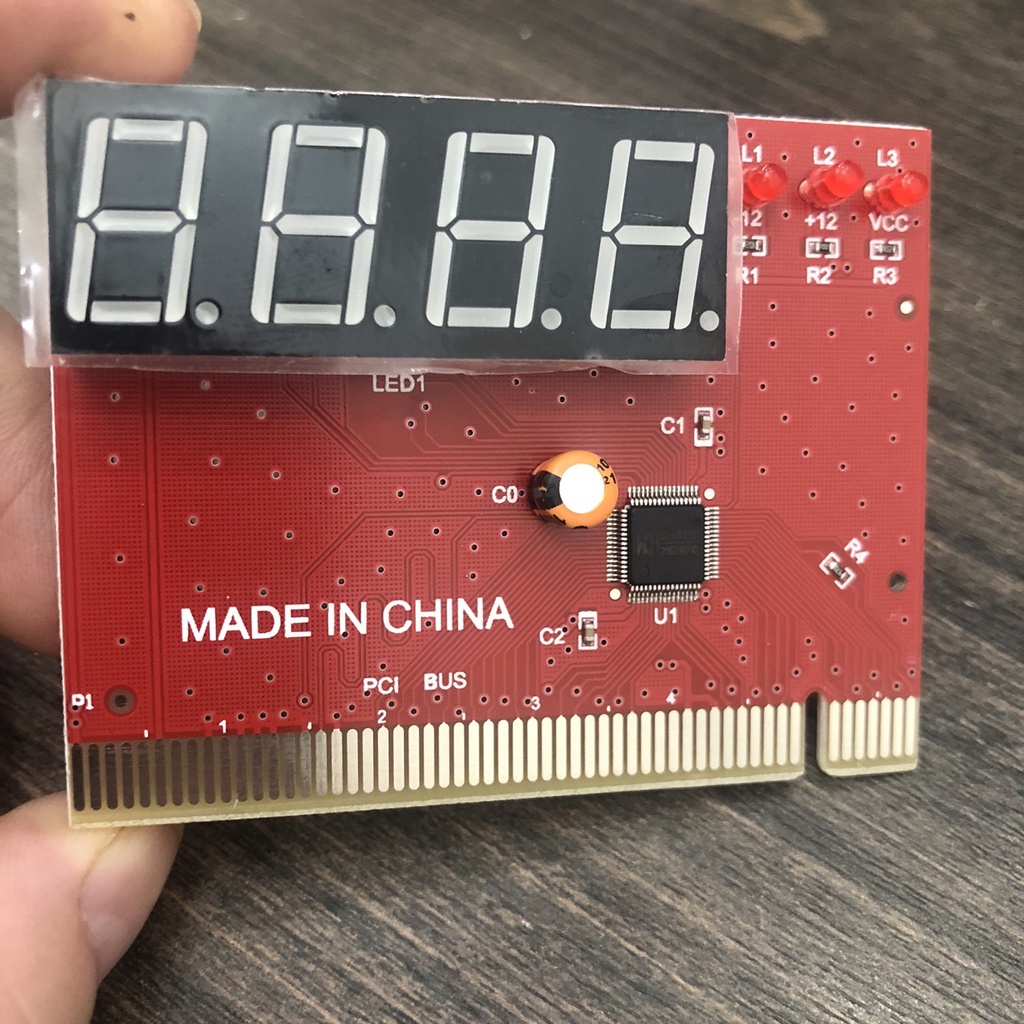 Card test Mainboard 4 số dùng cho main có khe cắm PCI  -DC1016