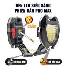 Đèn Led cod mini siêu sáng 5in1 Led Pro Max đa năng có bật lửa Pin sạc USB – Bật lửa Móc Khóa đèn pin mini led đa năng