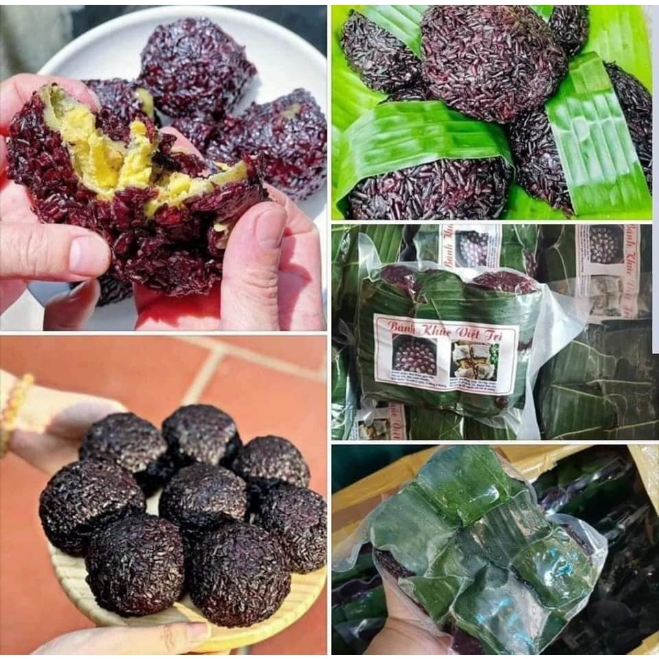 Bánh khúc gạo nếp - bánh khúc gạo lứt mềm dẻo - Việt Trì Phú Thọ set 6c