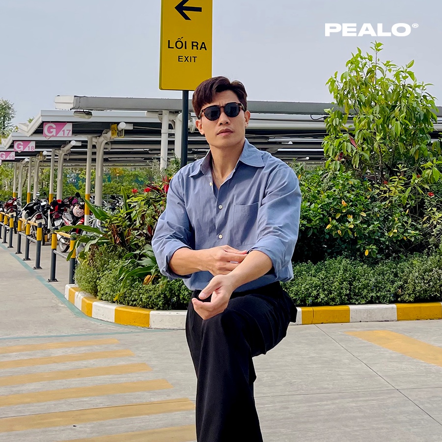 Áo sơ mi PEALO 100% cotton form mới phong cách hàn quốc | BigBuy360 - bigbuy360.vn