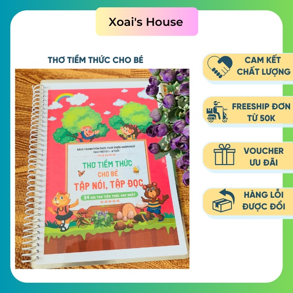 Học Liệu Giúp Bé Ghi Nhớ, Tập Nói, Tập Đọc Phù Hợp Từ 12 Tháng Tuổi