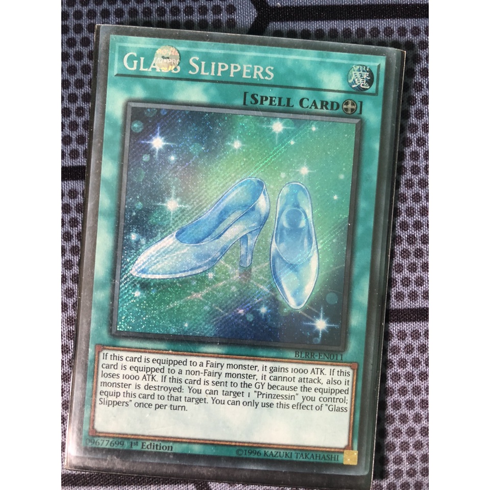 Glass Slippers - BLRR-EN011 - Secret Rare 1st Edition