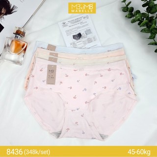  Quần lót nữ cotton kháng khuẩn làm mát cao cấp MB 8436 4 màu đủ size