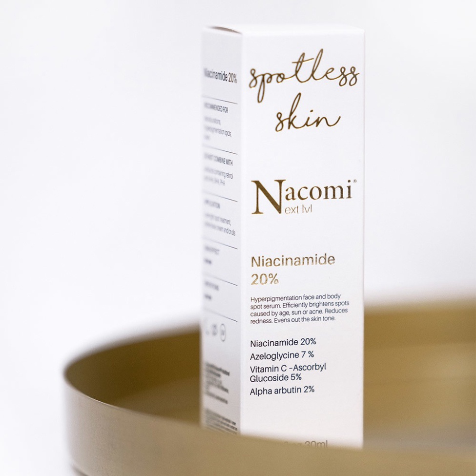 Serum Dưỡng Sáng Ngừa Thâm Mụn Nacomi - Niacinamide 15% 20% Ba Lan 30ml