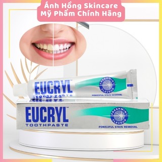 Kem Đánh Răng Bạc Hà Làm Trắng Eucryl Toothpaste 62g
