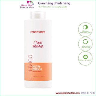 Dầu xả tăng cường dưỡng chất Wella Invigo Nutri Enrich Deep Nourishing Conditioner 1000ml | New 2024