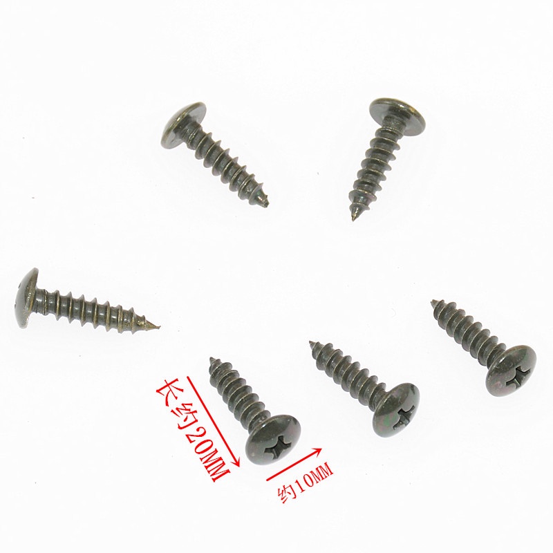Ốc Vít Tự Cắt Màu Xanh Lá Quân Đội Đầu Phẳng Lớn Tự Cắt Dẹp Cho Xe Hơi