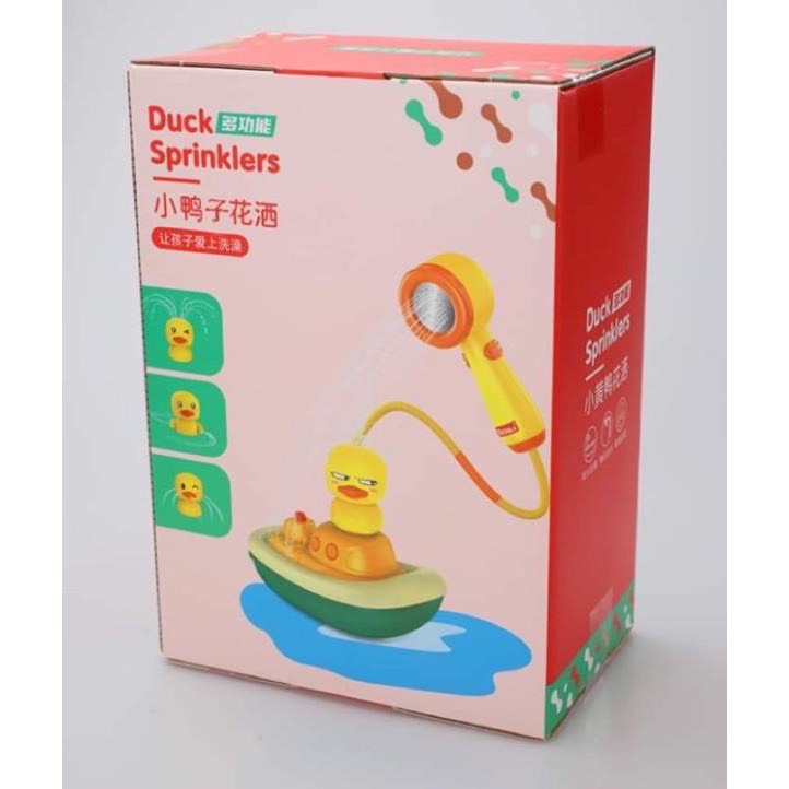 Đồ chơi nhà tắm trẻ em vịt cướp biển phun nước đa năng có vòi hoa sen cầm tay kèm nhiều chế độ dễ thương cho bé