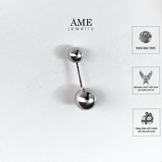 Khuyên Xỏ Rốn Bạc Ý Sterling 925 Basic Circle [AME JEWELRY]