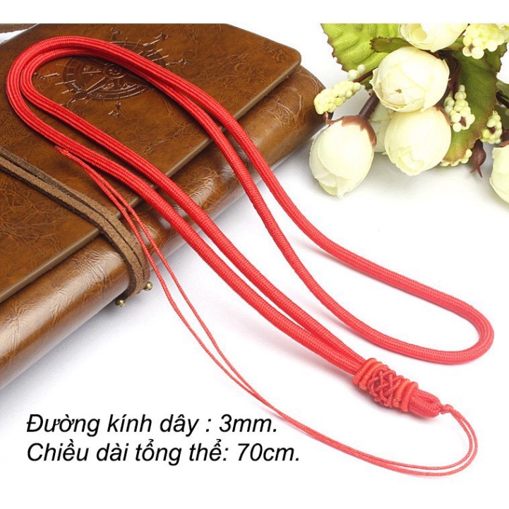 ((GIẢM SHOCK)) Dây Dù Đeo Cổ Đeo Các Loại Mặt Có Nút Thắt SỈ LẺ-ĐỦ CÁC MÀU