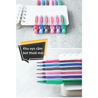 Bút bi STABILO Marathon BP318F (Xanh biển, Đen, Đỏ, Hồng, Xanh lá, Tím)