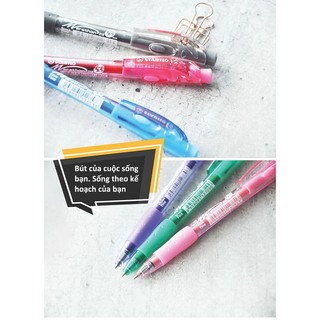 Bút bi STABILO Marathon BP318F (Xanh biển, Đen, Đỏ, Hồng, Xanh lá, Tím)