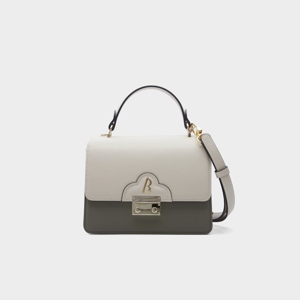 Túi xách phối màu đeo chéo nữ thời trang BLANDA chất liệu da tổng hợp 9TNPUP35