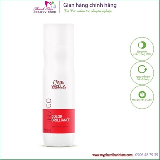 Dầu gội dưỡng màu WELLA BRILIANCE BẢO VỆ TÓC NHUỘM CỦA ĐỨC 250ML | New 2024