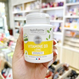 Viên uống nat&form vitamin d3 + zinc