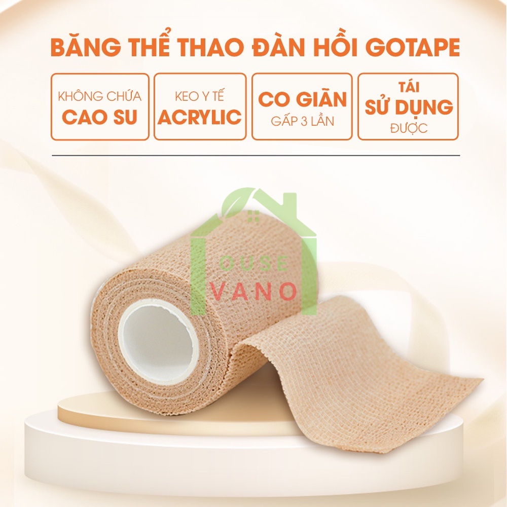Băng Cuốn Chống Chấn Thương Vano House Cao Su Non