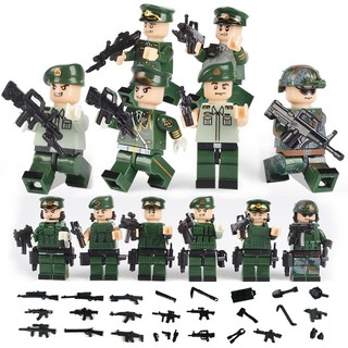 Bộ đồ chơi lắp ráp mô hình quân đội 13 loại 17-22 meibaotu