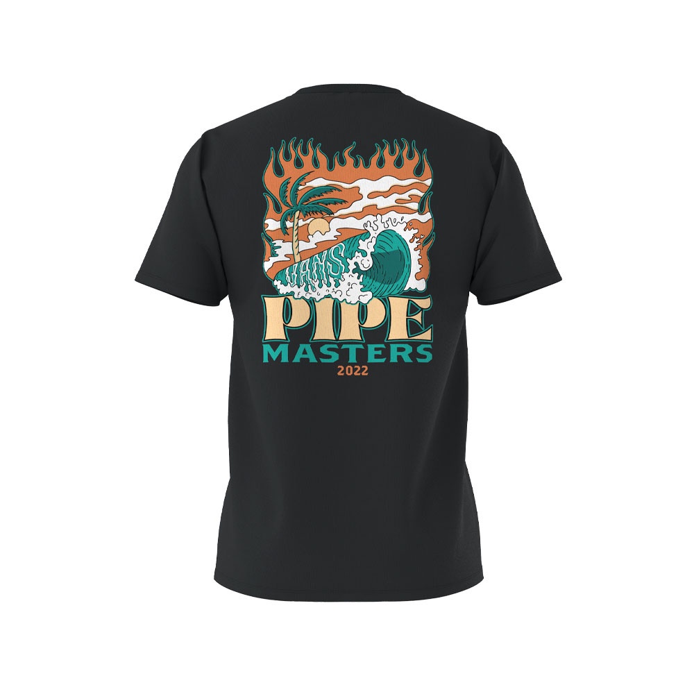 Áo Vans 2022 Wave Art Pipe Masters Ss Tee VN00060MBLK