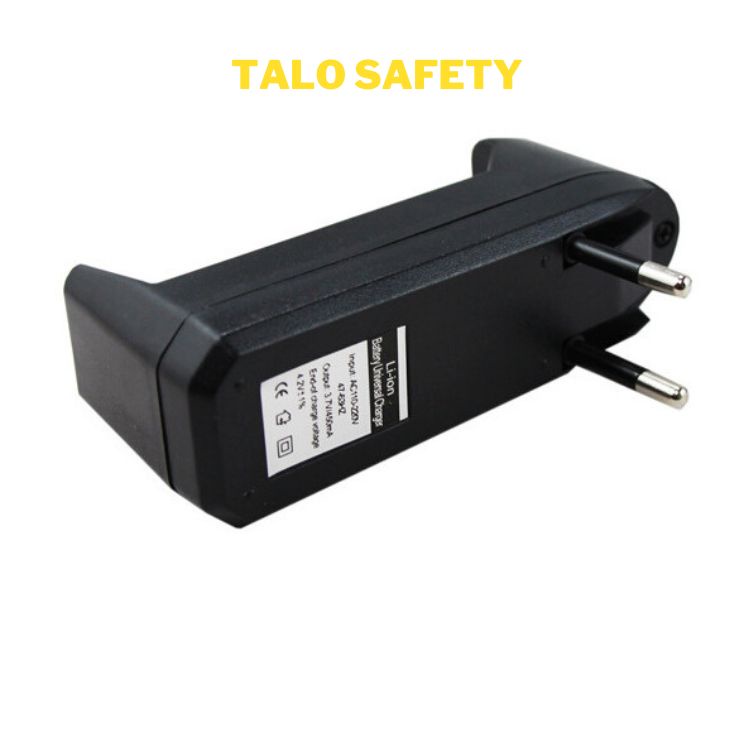 Sạc pin đơn 18650 16340 14500, 26650 cho đèn pin siêu sáng quạt mini