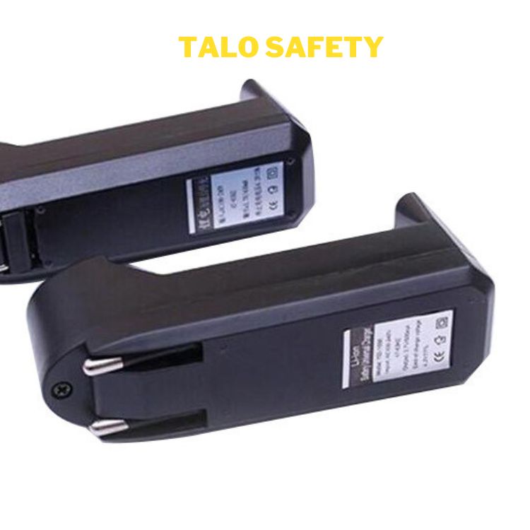 Sạc pin đơn 18650 16340 14500, 26650 cho đèn pin siêu sáng quạt mini