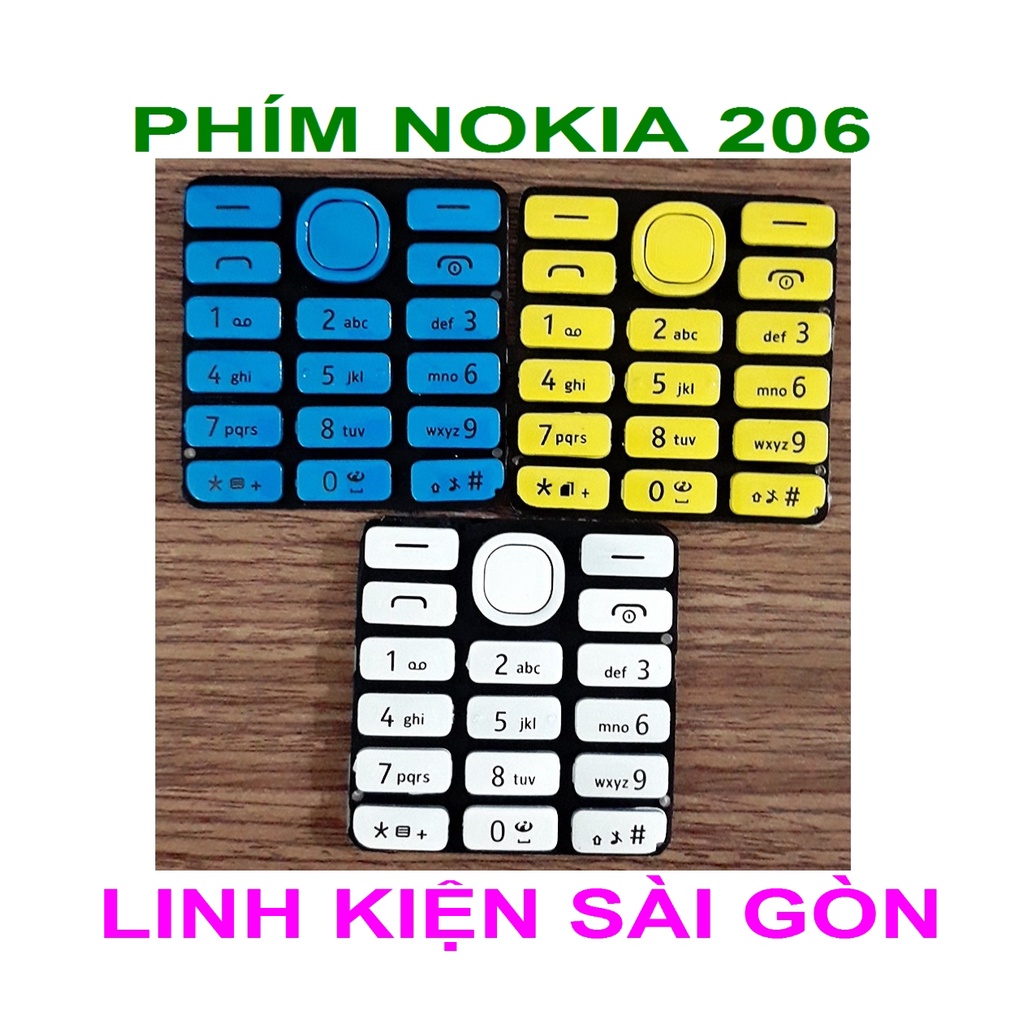 PHÍM NOKIA 206