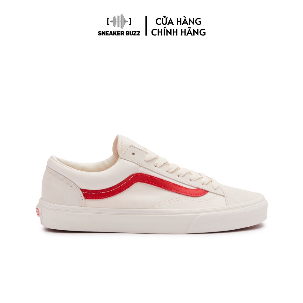 Giày Vans Old Skool Style 36 Marshmallow Racing Red - VN0A3DZ3OXS