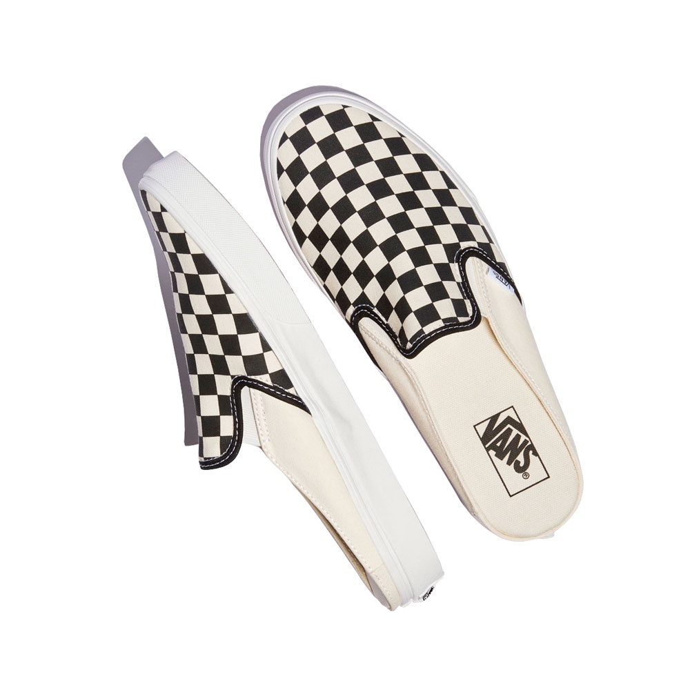 Giày Vans Classic Slip-On Mule Checkerboard - VN0004KTEO1