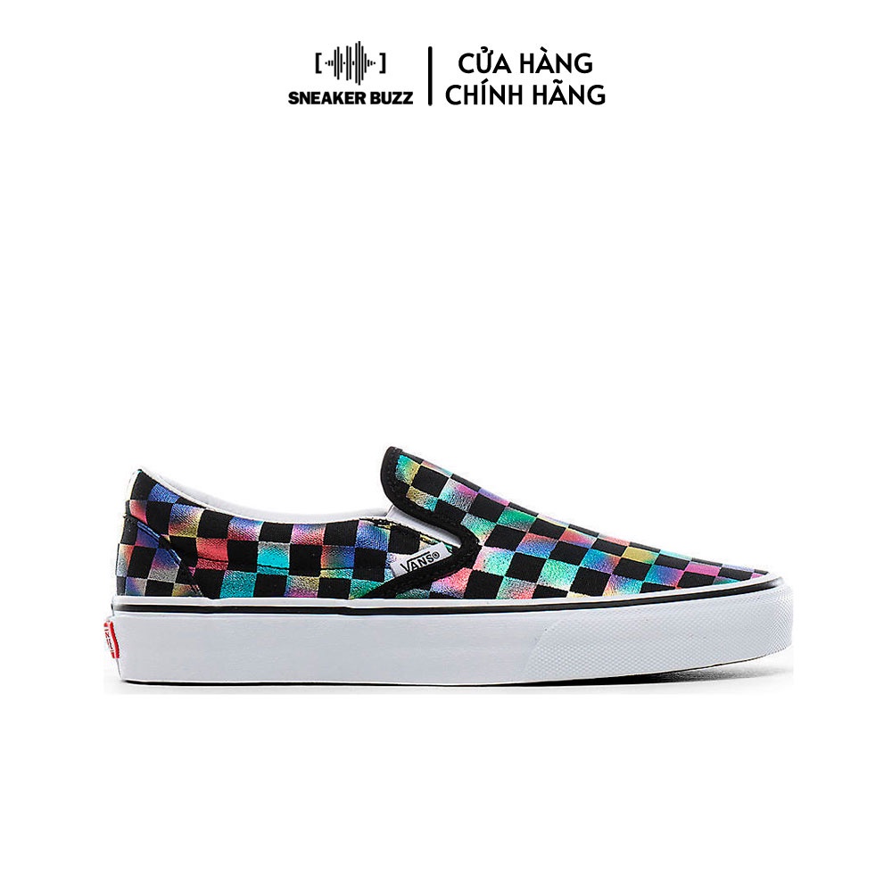 Giày Vans Slip-On Iridescent Checkerboard - VN0A4BV3SRY