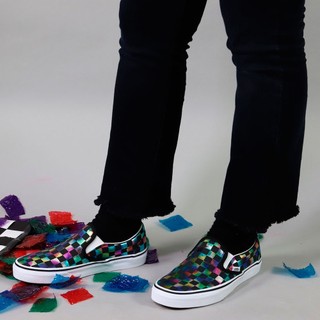Giày Vans Slip-On Iridescent Checkerboard - VN0A4BV3SRY