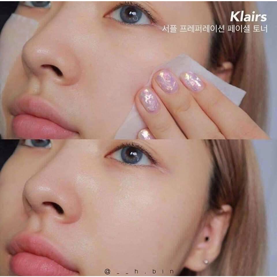 Nước hoa hồng Dear Klairs Supple Preparation Unscented Toner 180ml